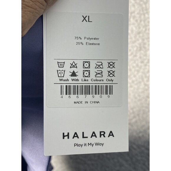 HALARA Woman's High Waisted 2-in-1 Side Pocket Pleated Golf Skirt Slate SZ XL‎ - Picture 7 of 8